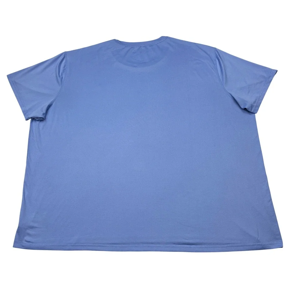Polo Ralph Lauren Shirt Mens 6XB Blue Performance Short Sleeve Tee Big and Tall
